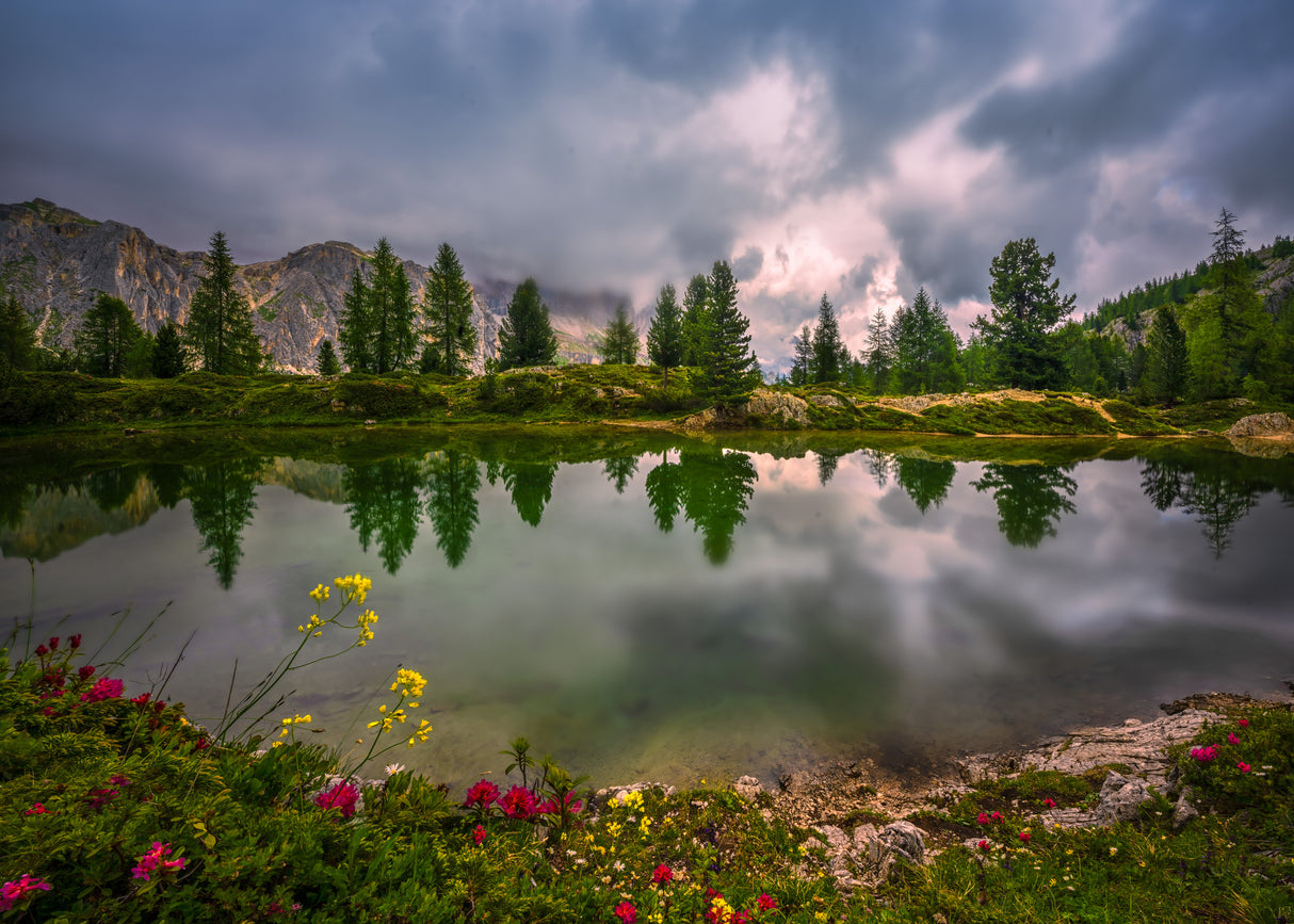 Lago di Limides Poster och Canvastavla