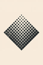 Minimal Halftone Shapes #3 Poster och Canvastavla
