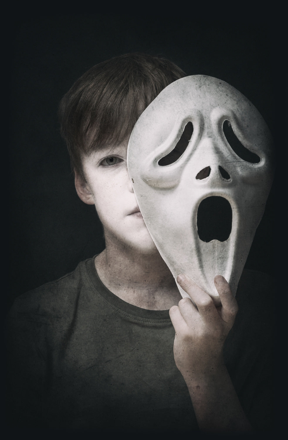 Behind The Mask Poster och Canvastavla