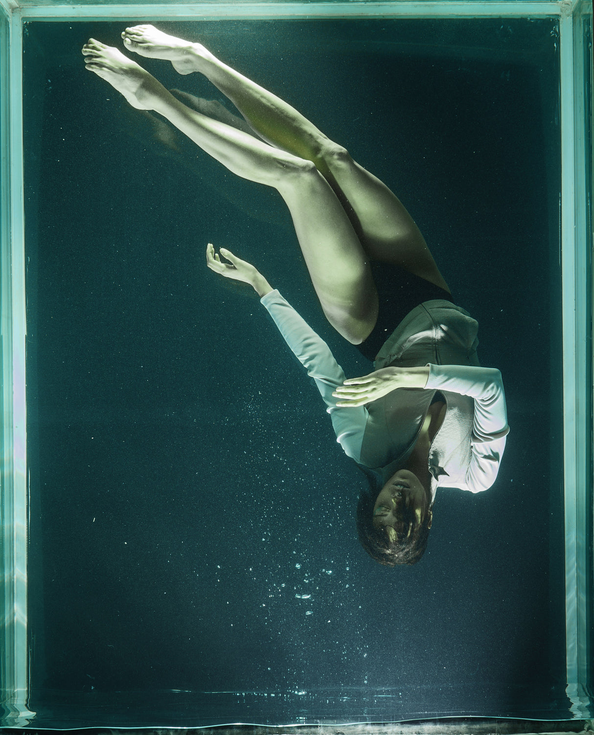 underwater artistic portrait shooting Poster och Canvastavla