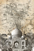 Agra, Taj Mahal (City Breaks) Poster och Canvastavla