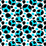 Turquoise Spotty Retro Poster och Canvastavla