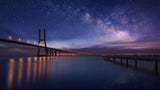 Galactic Bridge Poster och Canvastavla