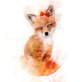 Baby Fox Poster och Canvastavla