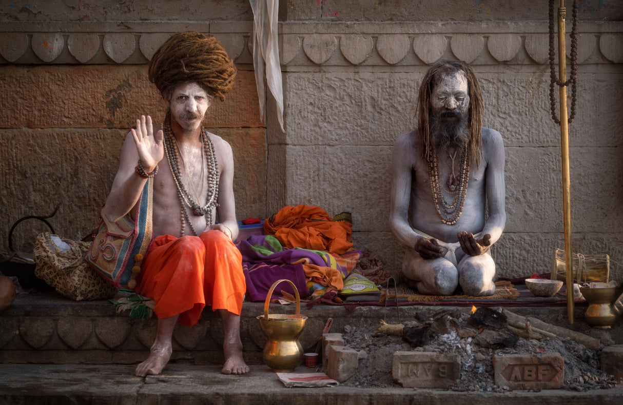 The Sadhu's Blessing Poster och Canvastavla