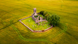 Ballynafagh Church Poster och Canvastavla