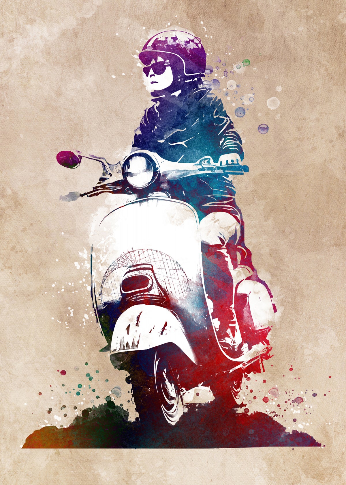 Motor Sport Art 6 Poster och Canvastavla
