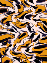 Liquid Yellow Pattern Poster och Canvastavla