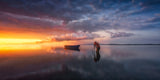 The photographer and the boat 7R20162 Poster och Canvastavla