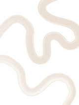 Beige Brush Stroke Poster No.2 Poster och Canvastavla
