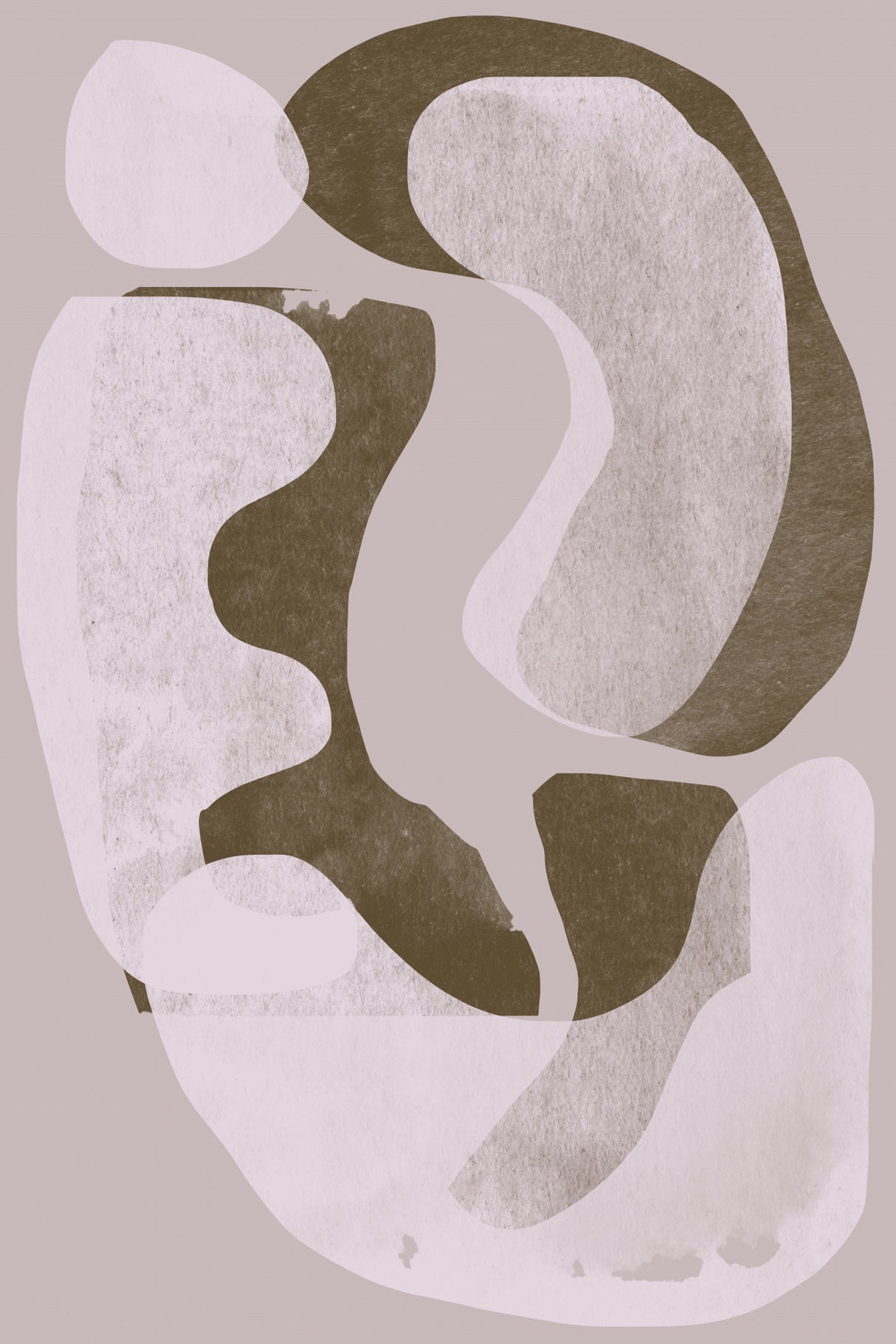Paper Cut Composition No.3 Poster och Canvastavla