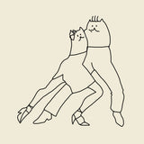 Waltz Cats Poster och Canvastavla