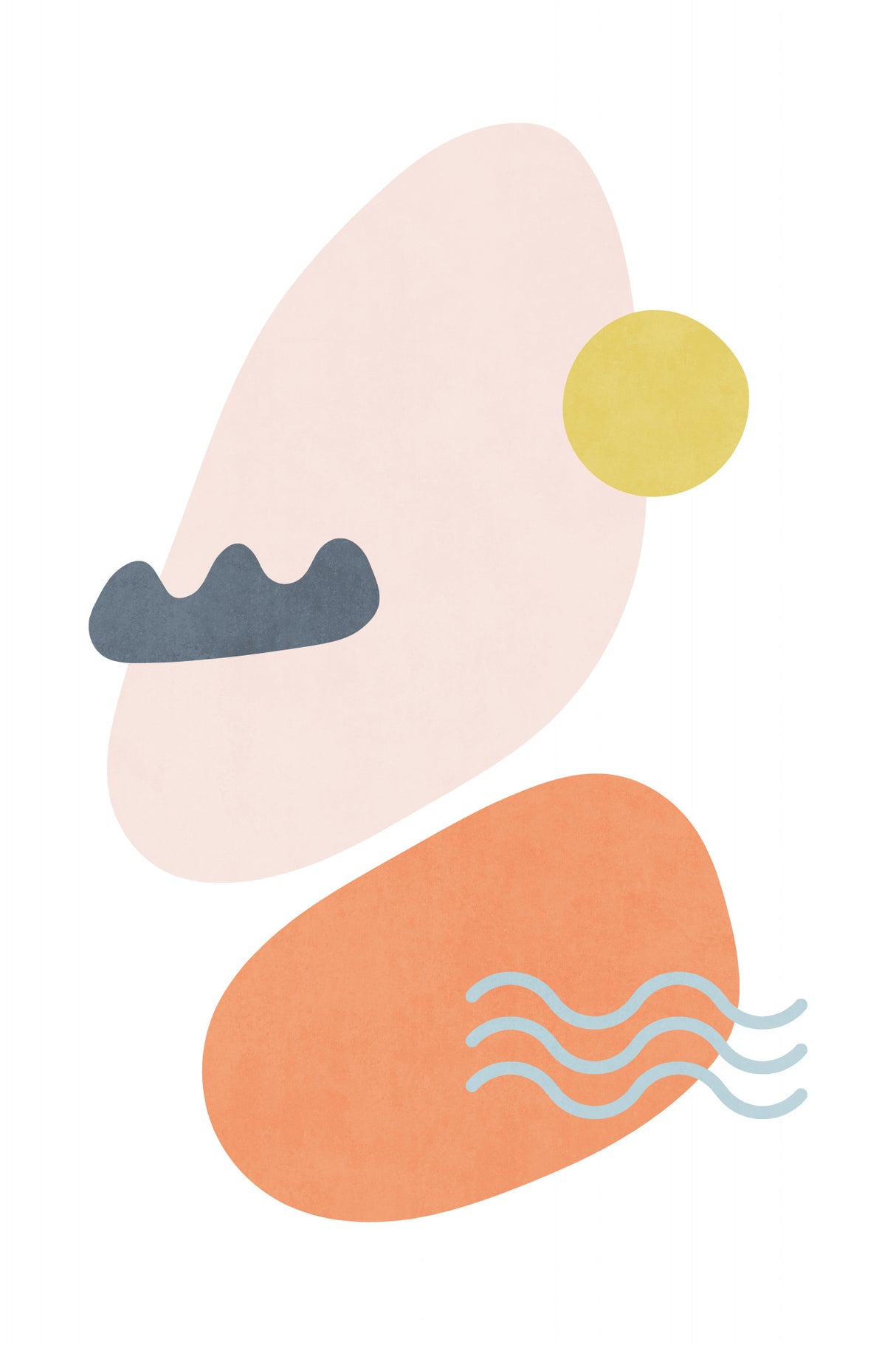 Landscape Shapes 39 Poster och Canvastavla
