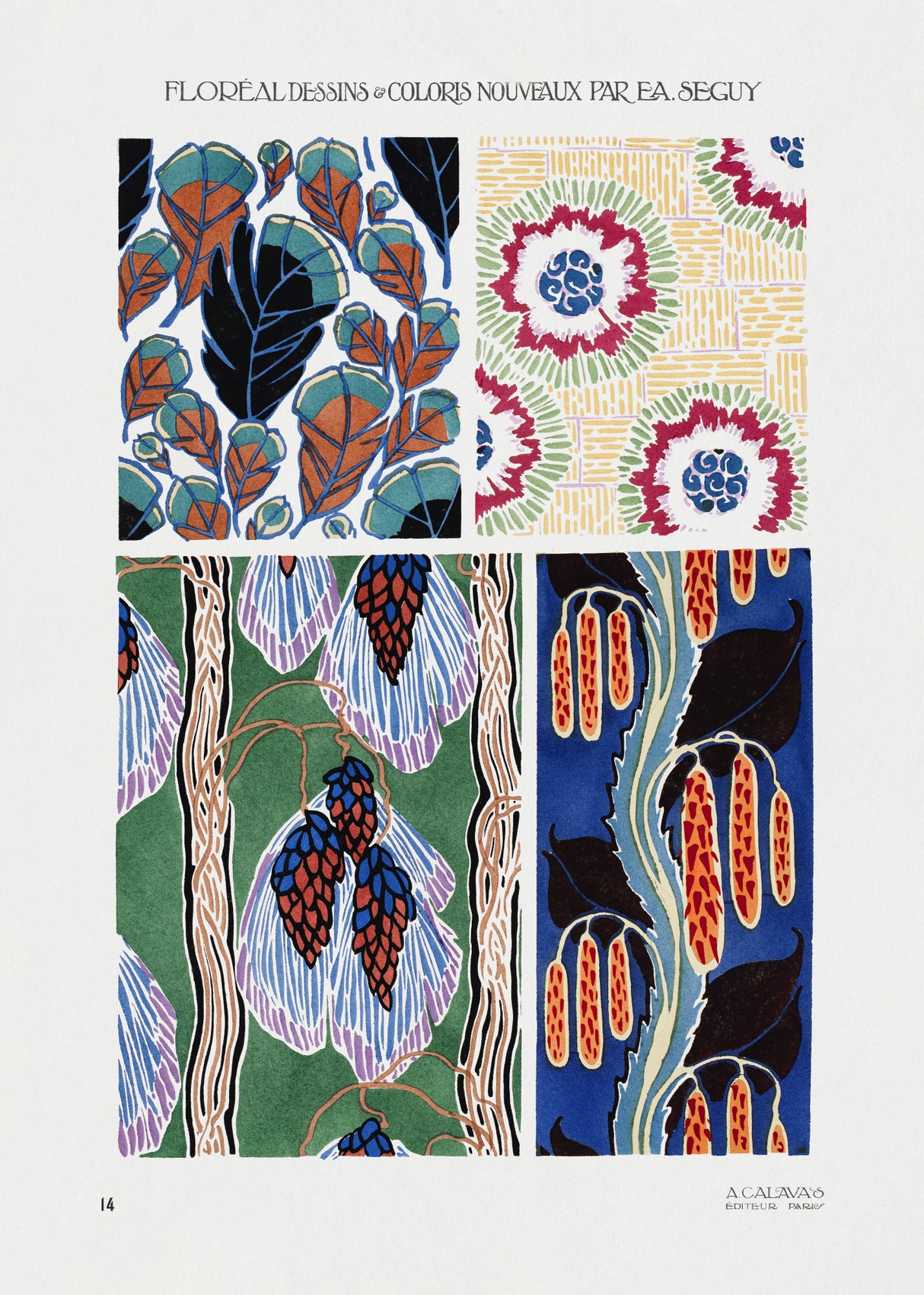 Patterns 14 Poster och Canvastavla