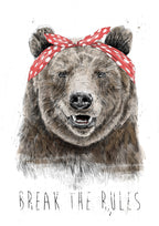 Break the rules Poster och Canvastavla