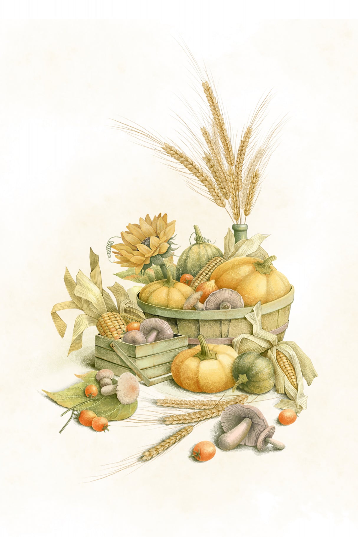 Harvest Season Lock Poster och Canvastavla
