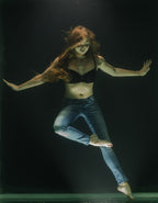 underwater artistic portrait shooting Poster och Canvastavla