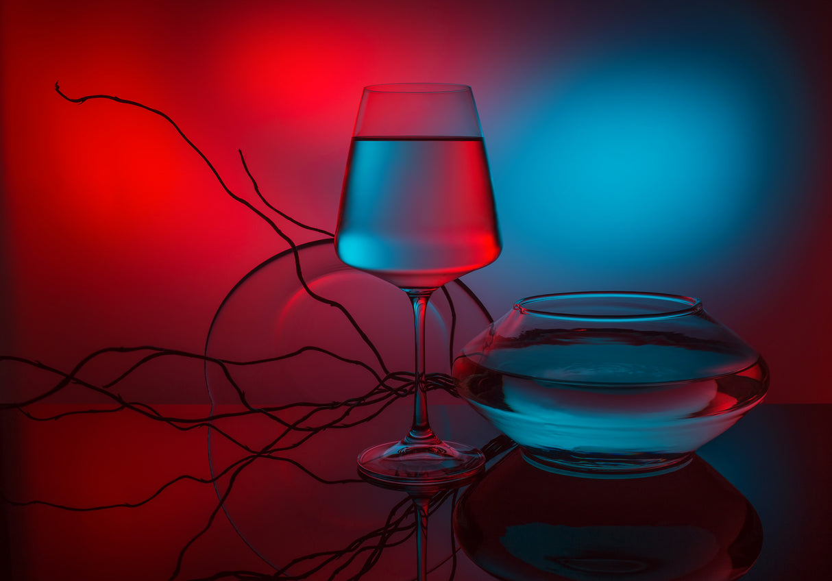 From the series "Experiments with glass" Poster och Canvastavla