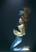 underwater artistic portrait shooting Poster och Canvastavla
