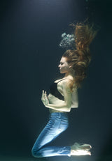 underwater artistic portrait shooting Poster och Canvastavla