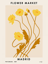 Flower Market. Madrid Poster och Canvastavla