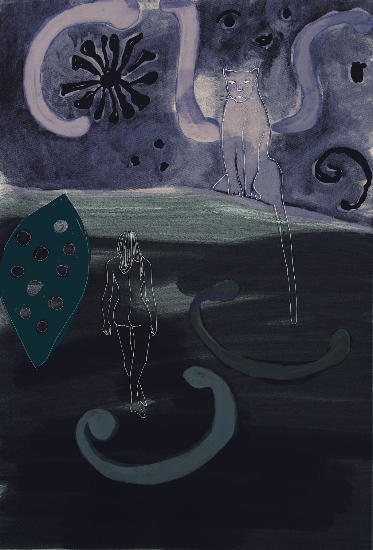 Elsewhere No2 Poster och Canvastavla