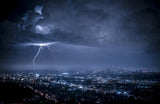Lightning Strike Poster och Canvastavla