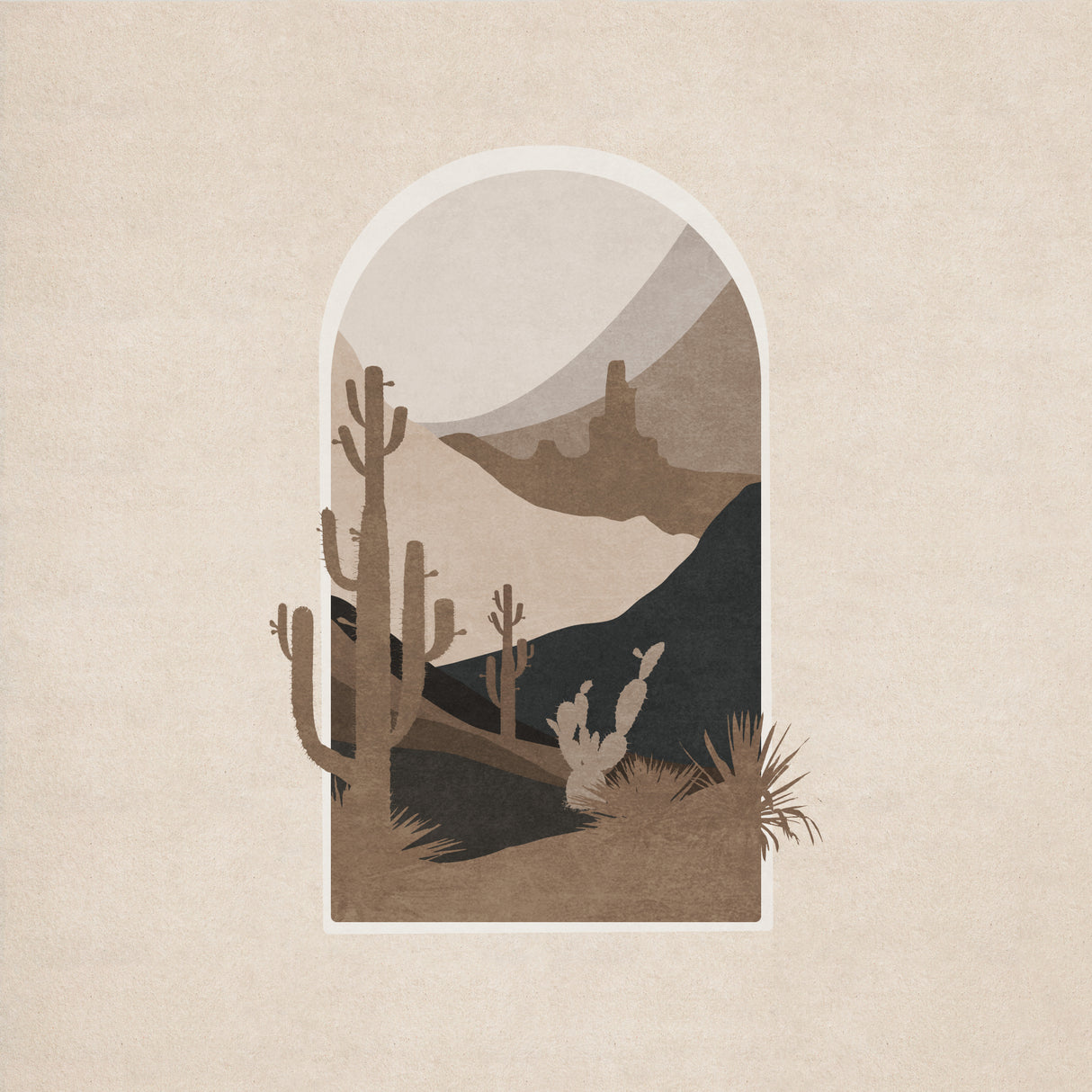 Desert Poster och Canvastavla