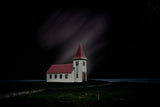 White Church Poster och Canvastavla