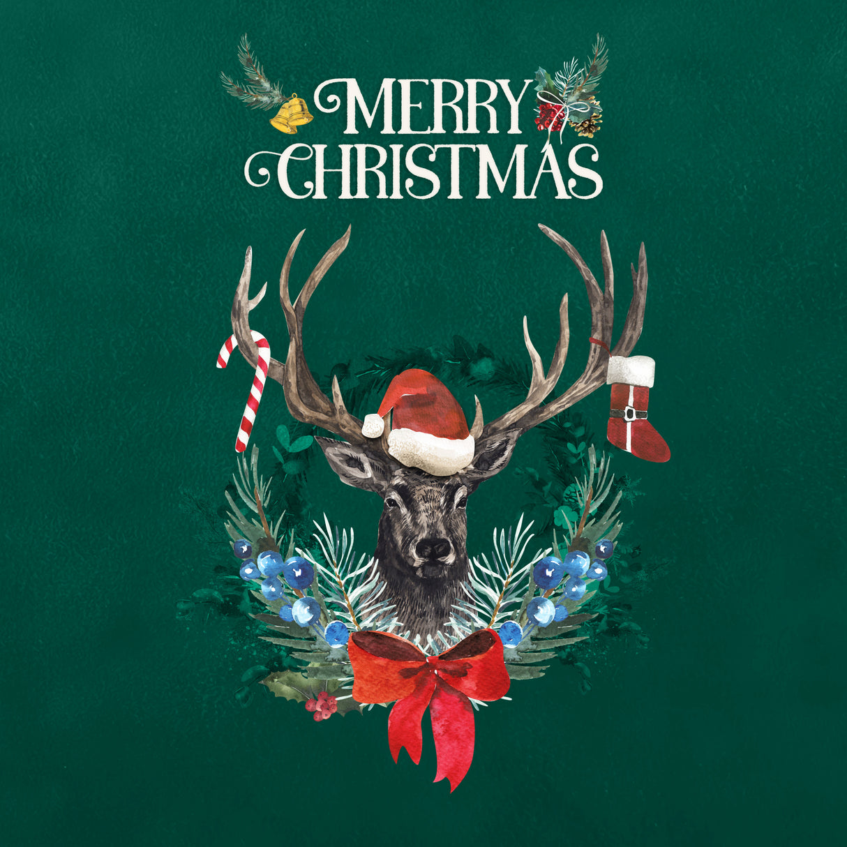 Merry Christmas Poster och Canvastavla