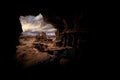 Sierra Nevada Mountains from Tufa Cave Poster och Canvastavla
