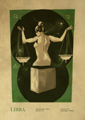 Libra print Poster och Canvastavla