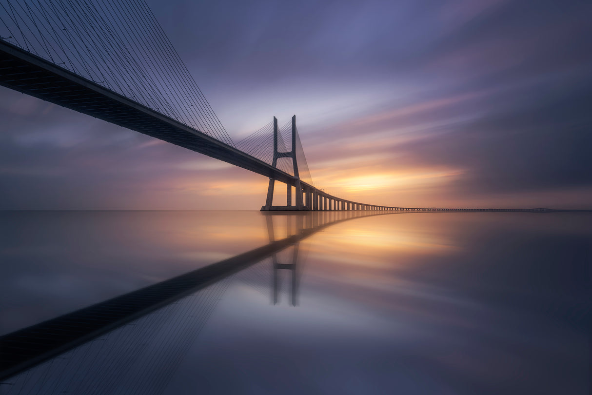 Sunrise bridge Poster och Canvastavla