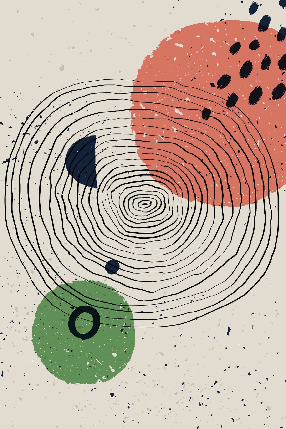 Abstract Poster Series #2 Poster och Canvastavla