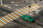 Green Car Poster och Canvastavla