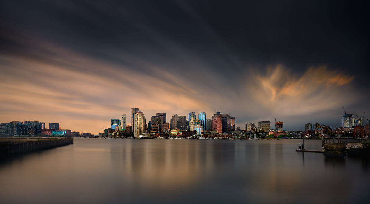Boston Skyline Poster och Canvastavla