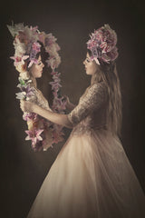 flower mirror Poster och Canvastavla
