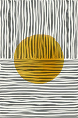 Boho Suns Series #3 Poster och Canvastavla