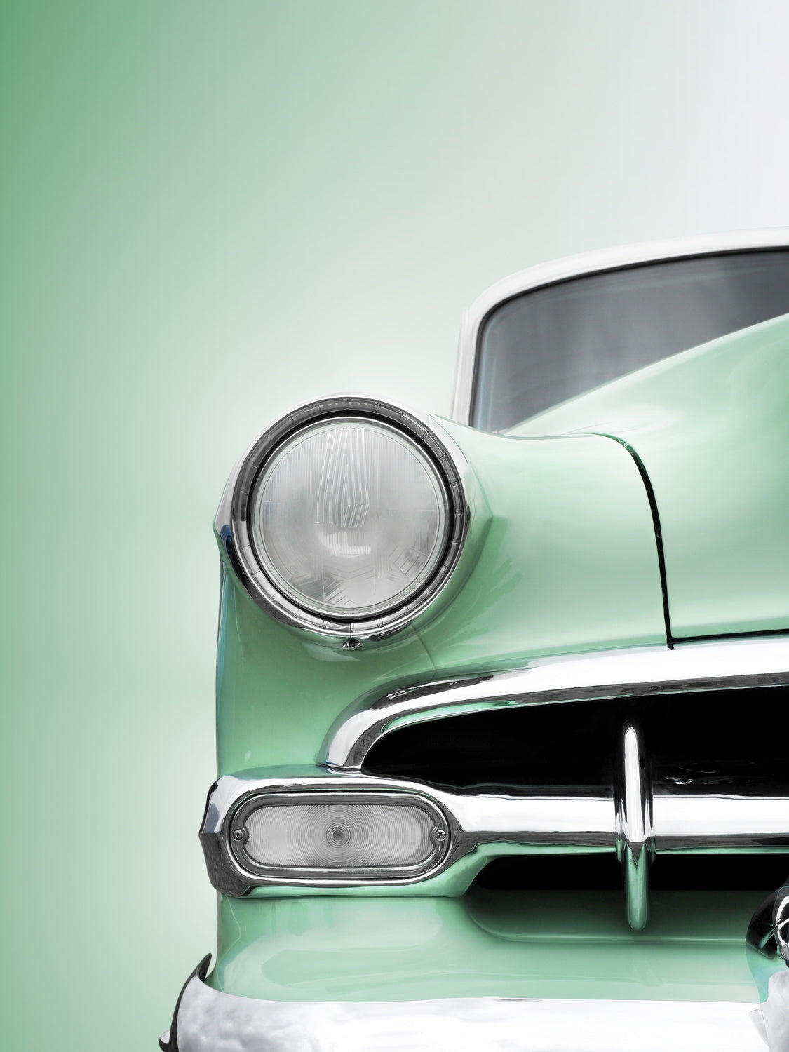 US classic car 1954 Bel Air Powerglide Poster och Canvastavla