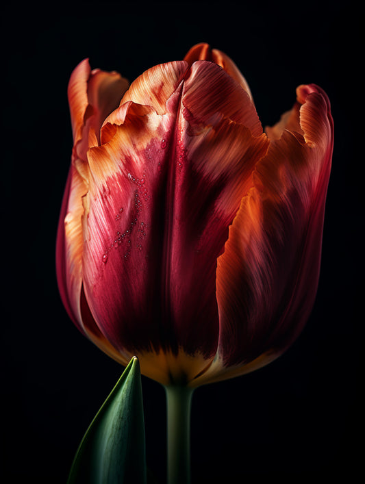 Close Up Tulip 1 Poster och Canvastavla