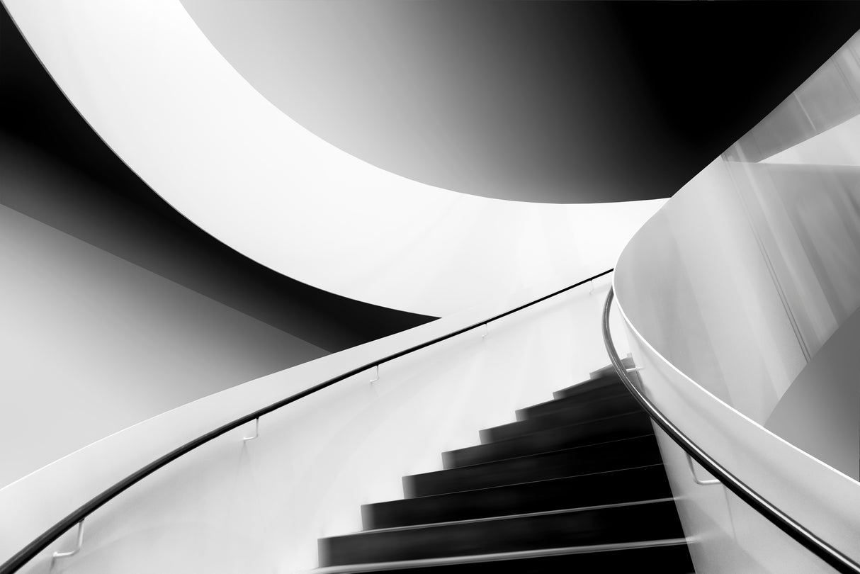 Around the stairs Poster och Canvastavla