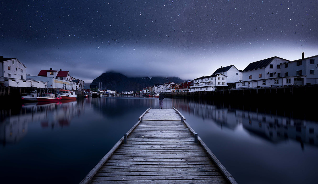 When the Night Comes Falling from the Sky Poster och Canvastavla