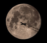 Passing Through Full Moon Poster och Canvastavla