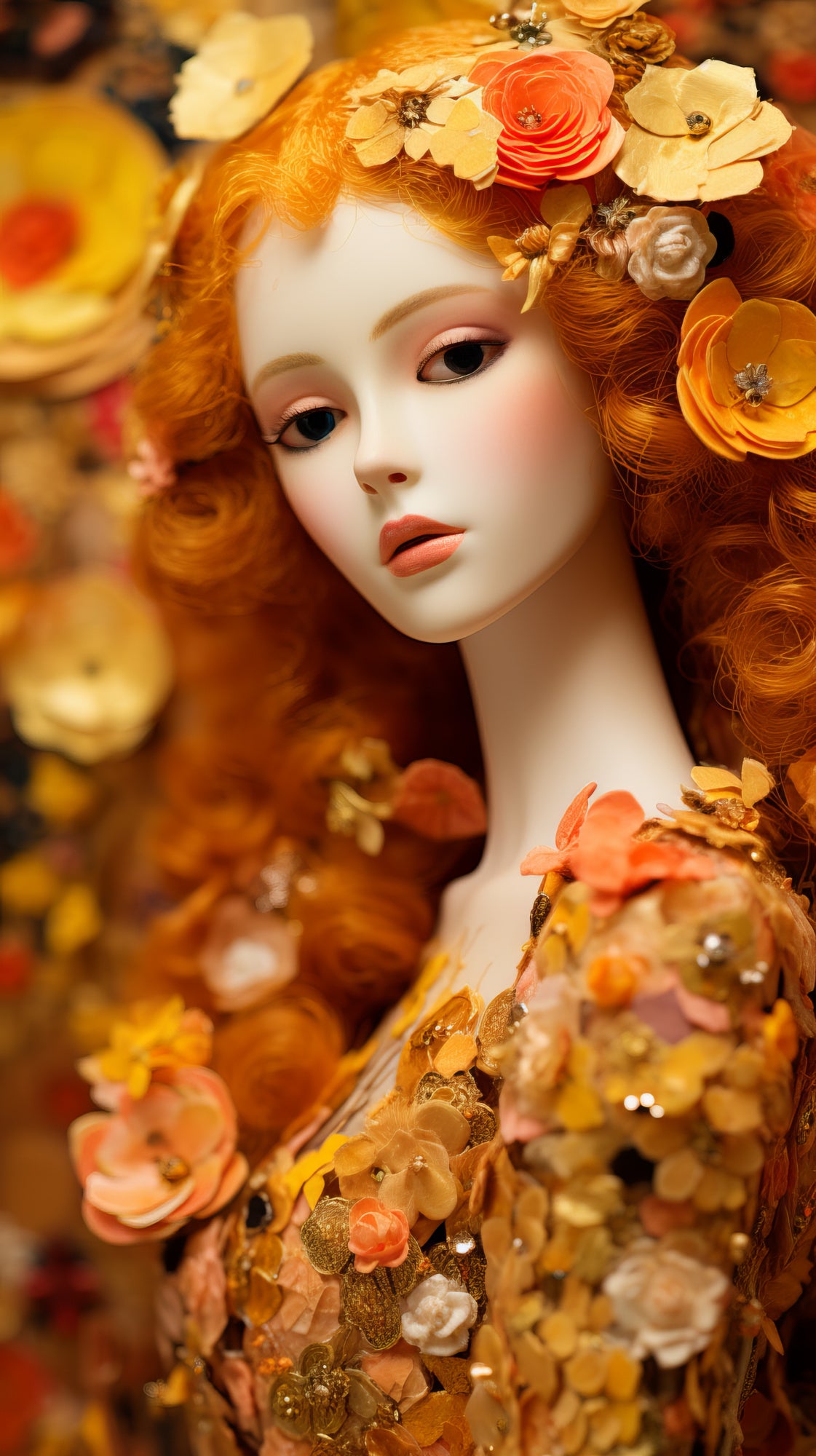 Barbie Von Gustav Klimt 6 Poster och Canvastavla