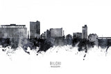 Biloxi Mississippi Skyline Poster och Canvastavla