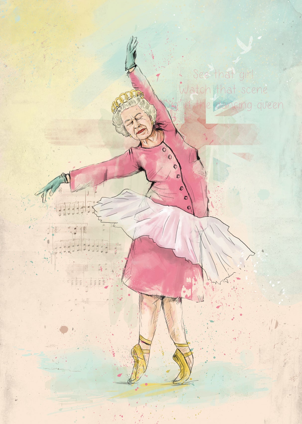 Dancing Queen Poster och Canvastavla