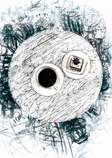 Coffee Table Poster och Canvastavla