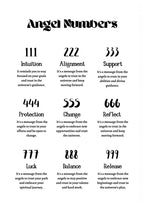 Angel Numbers Poster och Canvastavla