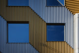 Yellow and blue Poster och Canvastavla