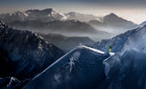 Silent Moments before Descent Poster och Canvastavla